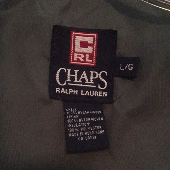 Chaps x Ralph Lauren Large black Vest - Picture 2 of 3